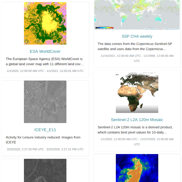 Datacubes Catalog