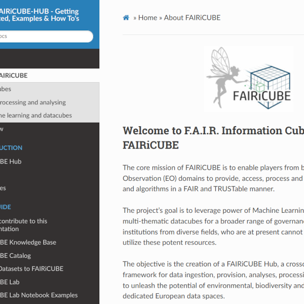 FAIRiCUBE Documentation